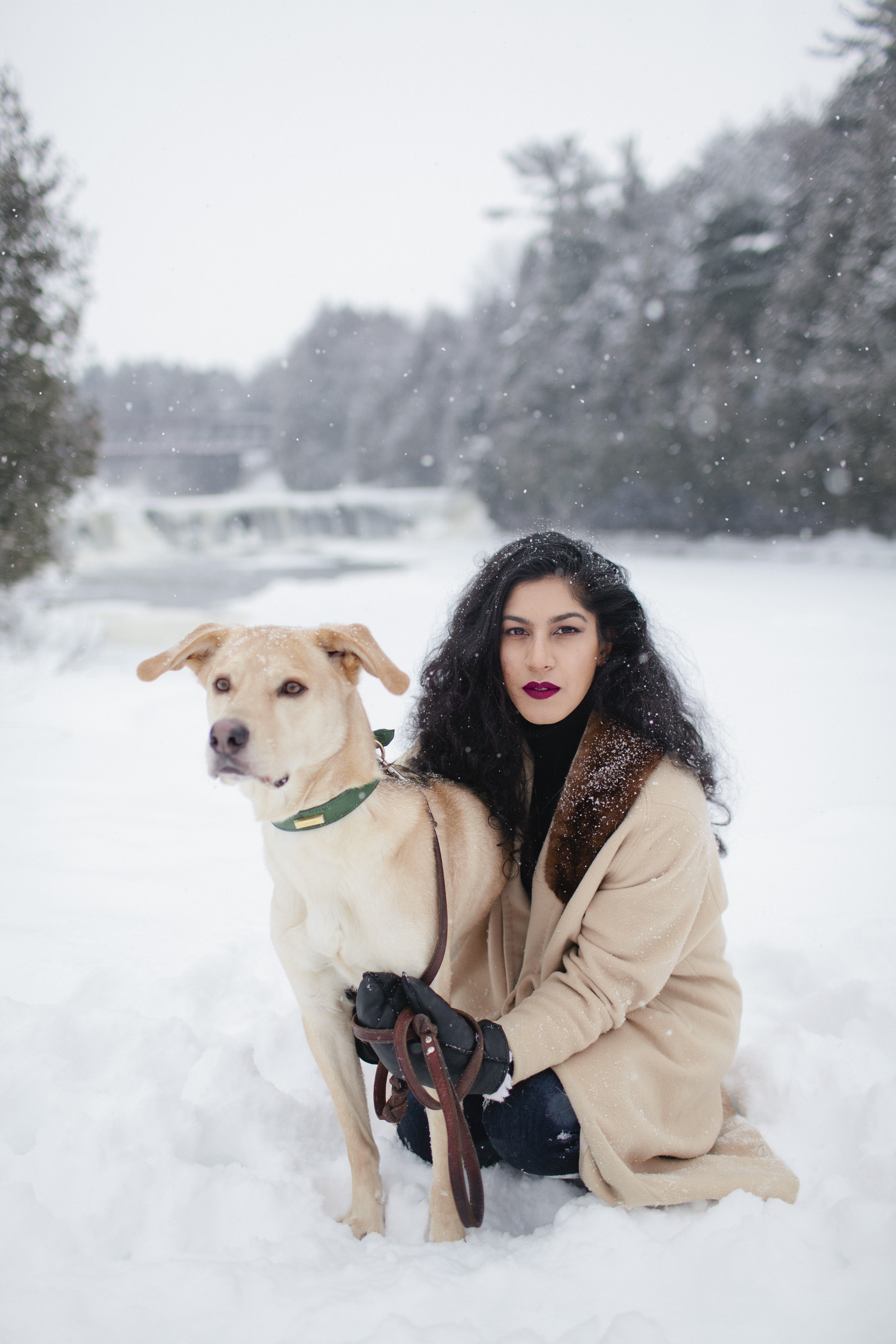 Photo of Mariam Waliji and her dog